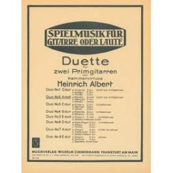 Acht Duette Fr 2 Primgitarren Nr. 2