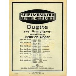 Acht Duette Fr 2 Primgitarren Nr. 8