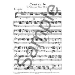 Niccolo Paganini: Cantabile No.8 (Violin/Guitar)