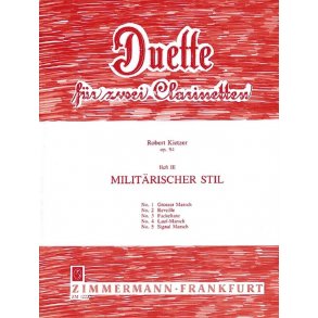 Kietzer: Duets Op 94 Book 3 - Military Style
