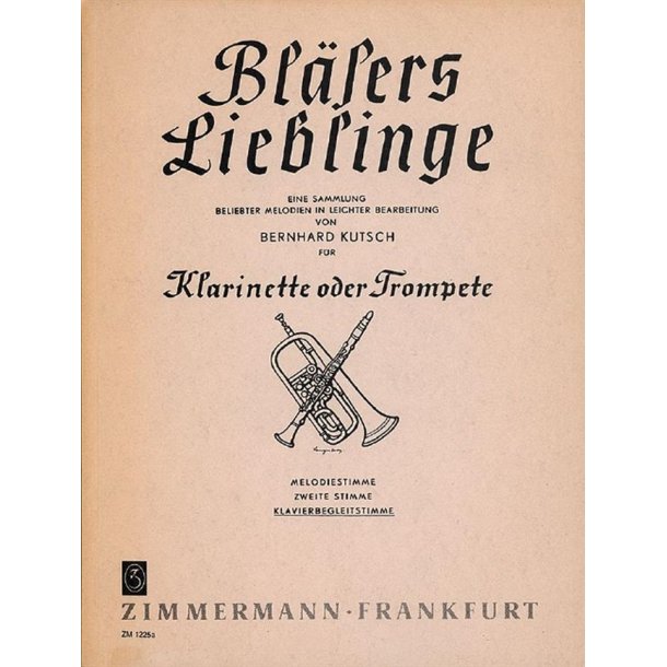 Blsers Lieblinge Fr Klarinette (Trom