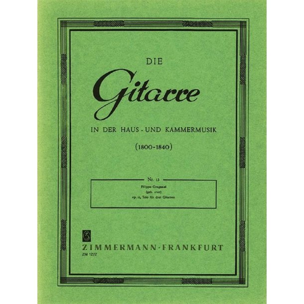 Gragnani, F: Trio Op 12