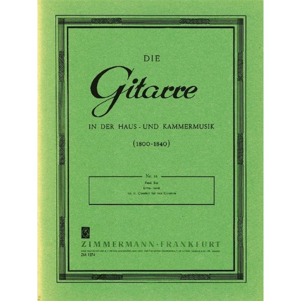 Sor, F: Quartet Op 15