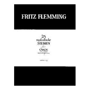 Flemming: 25 Melodic Studies Oboe Book 2
