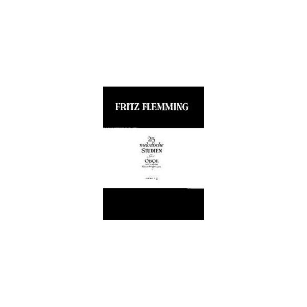 Flemming: 25 Melodic Studies Oboe Book 2