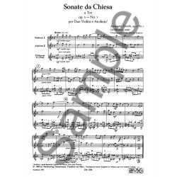 Sonata Da Chiesa Op. 3,1 Fr 2 Violin