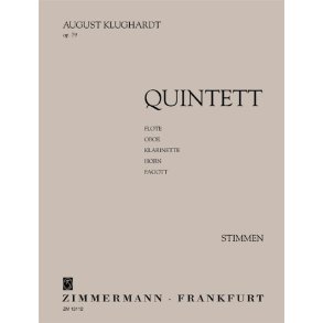 Klughardt: Quintet Op 79 - Parts