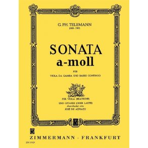 Georg Philipp Telemann: Sonata In A Minor