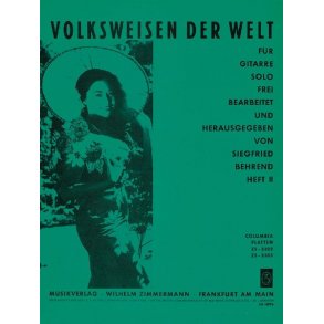 Volksweisen Der Welt Heft 2 Fr Gitar