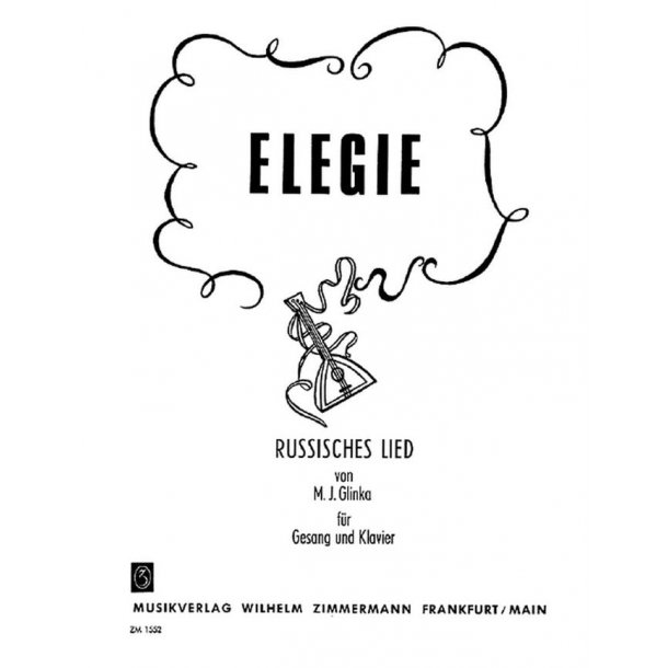 Elegie Fr Gesang Und Klavier