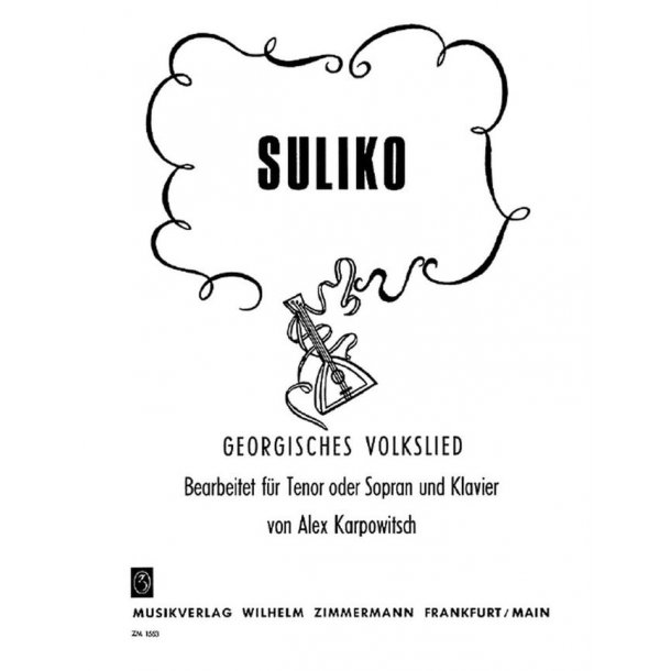 Suliko Fr Gesang Und Klavier