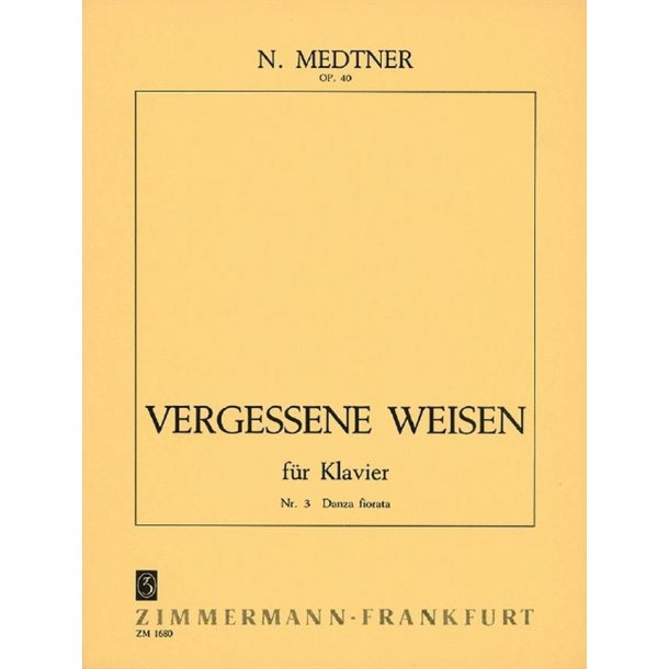 Medtner: Danza Fiorata Op 40/3