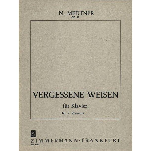 Medtner: Romanza Op 39/2