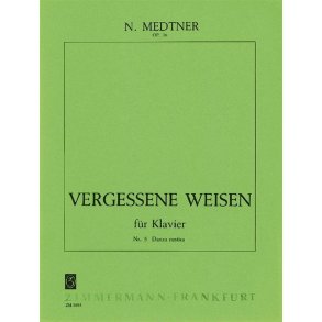 Nikolai Medtner: Danza Rustica Op 38/5