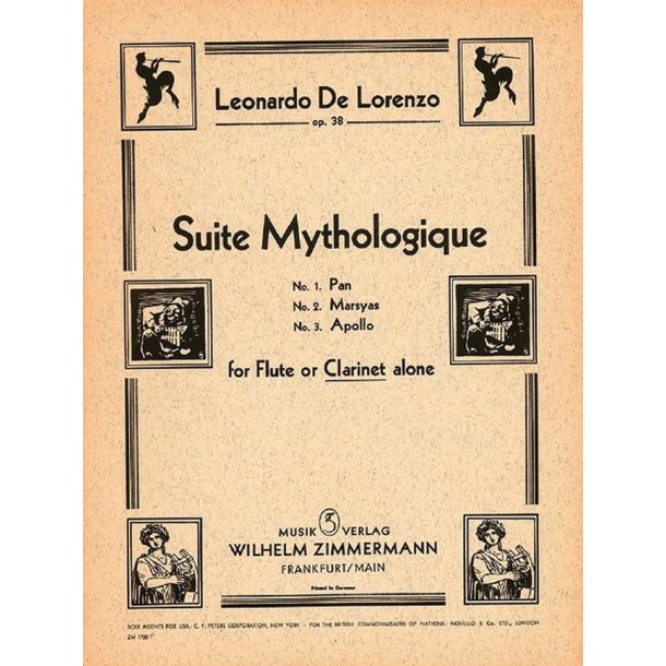 Lorenzo, L: Suite Mythologique Op 38