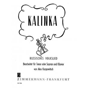Kalinka Fr Gesang Und Klavier