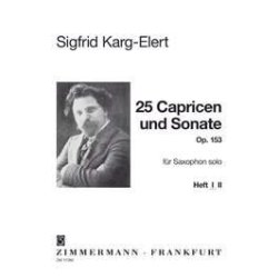 Karg-elert, S: 25 Caprices Op 153 Book 1