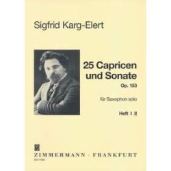 Karg-elert, S: 25 Caprices Op 153 Book 2