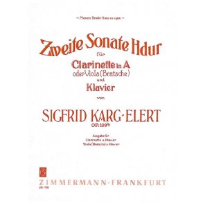 Karg-elert, S: Sonata B Major Op 139b