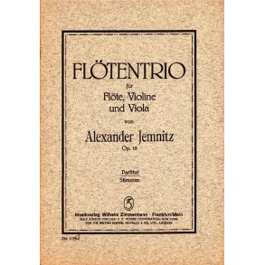 Jemnitz: Trio Op 19 - Score