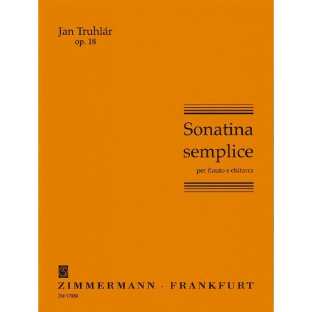 Truhlar: Sontaine Semplice Op 18