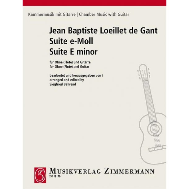 Loeillet, Jb: Suite E Minor