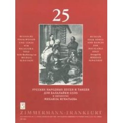 25 Russian Folksongs And Dances For Balalaika Solo