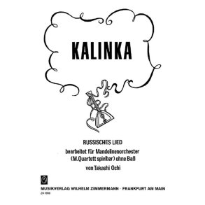 Kalinka Fr Zupforchester Mit Ba Ad L