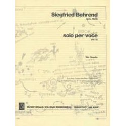 Solo Per Voce Fr Claudia