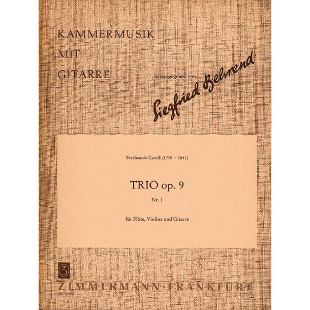 Carulli: Trio Op 9/1