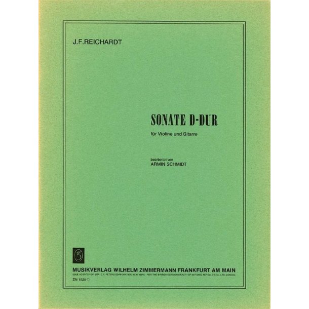 Reichardt: Sonata D Major