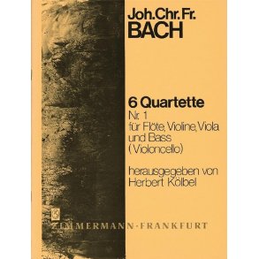 Bach, Jcf: Quartet No 1 D Major