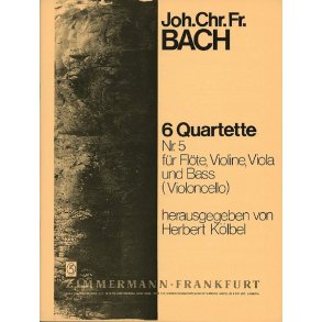 Bach, Jcf: Quartet No 5 F Major