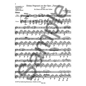 Drittes Potpourri Op.103 Aus Der Ope