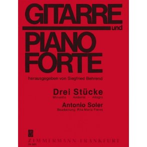 Antonio Soler: Drei Stucke - Minuetto, Andante, Allegro