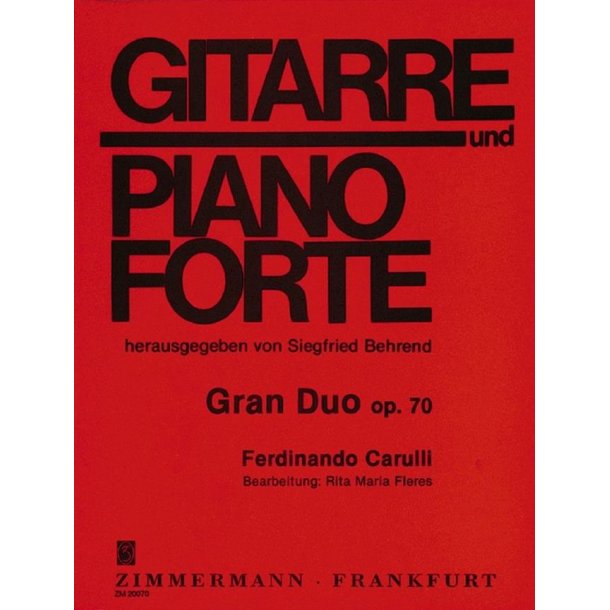 Carulli: Carulli Gran Duo Op 70