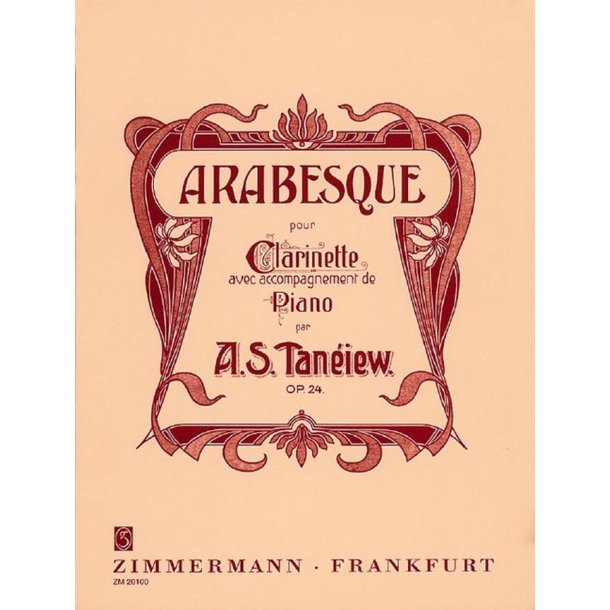 Taneiev, A: Arabesque Op 24