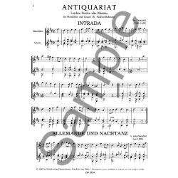 Antiquariat. Leichte Stcke Alter Mei