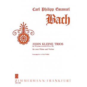 Bach, Cpe: 10 Little Trios Wq193, 81, 82