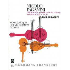 Nicolo Paganini: Barucaba Op. 14 Fur Violine Und Gitarre