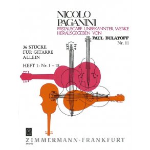 Paganini: 36 Pieces Book 1