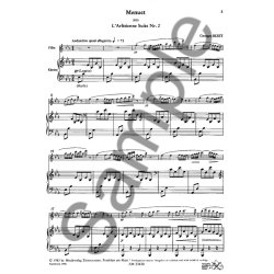 Georges Bizet: Three Pieces From Carmen And L?Arlesienne Suite No.2 (Flute/Piano)