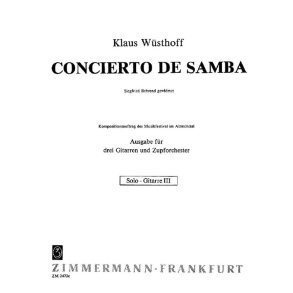 Concierto De Samba Fr 3 Gitarren Und