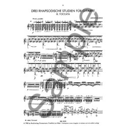 Ulrich, J: 3 Rhapsodic Studies