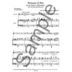 Felix Mendelssohn: Notturno In E Op.61 No.7 (Horn/Piano)