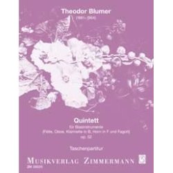 Blumer: Quintet - Score