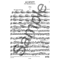 Blumer: Quintet - Parts
