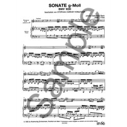 Bach, Js: Sonata G Minor Bwv 1030