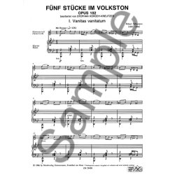 Schumann, R: 5 Pieces Op 102