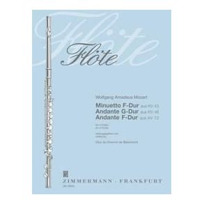 Mozart: Minuetto F Major K 43  + Andante G Major K 48 + Andante F Major K 73